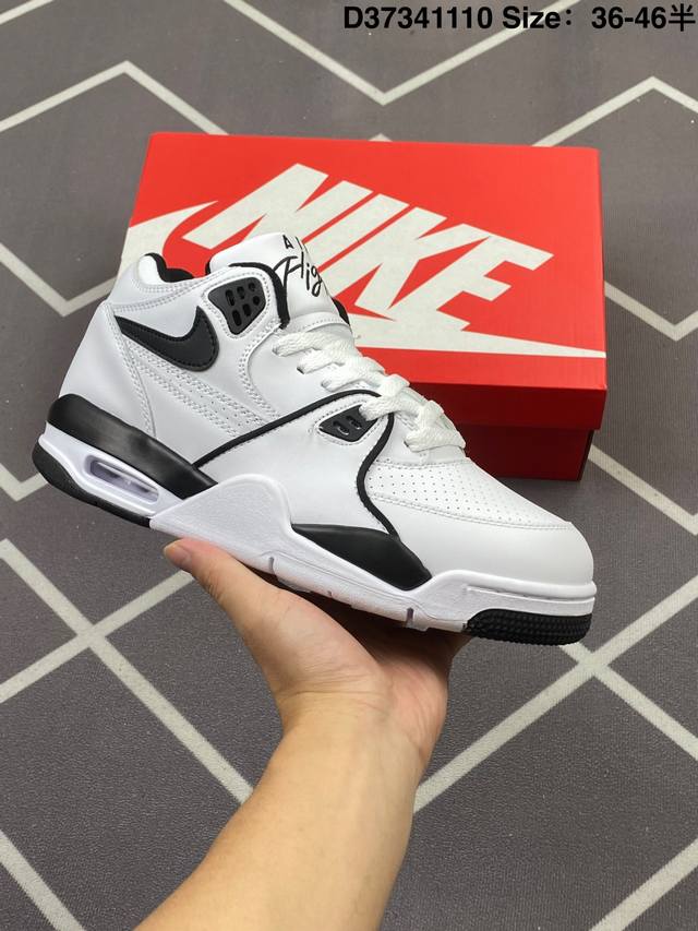 230 公司级耐克Nike Air Flight 89男子运动鞋·Aj4兄弟款 缓震篮球鞋 重塑80年代后期非凡篮球战靴的经典风范 利落皮革结构搭载卓越缓震系统