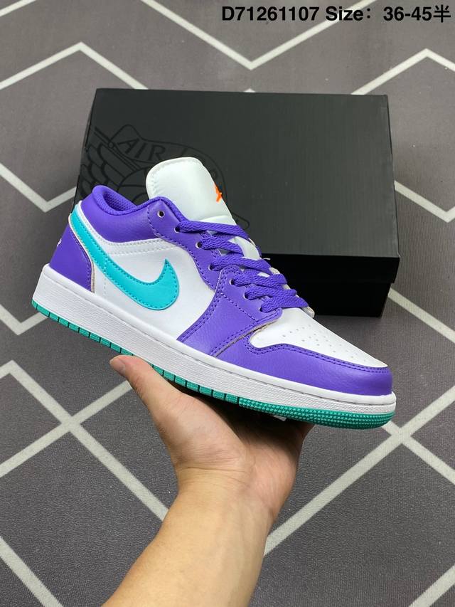 180 耐克 乔丹Air Jordan 1 Low Aj1 乔1 乔丹1代Aj1 低帮复古文化休闲运动篮球鞋。从1985 年面世的元年款汲取设计灵感，采用简洁大