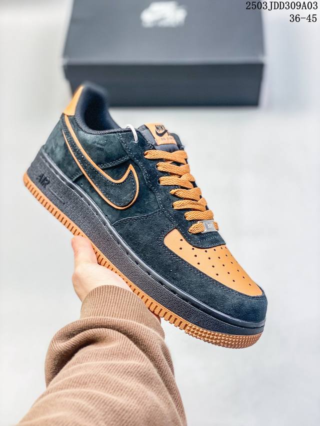 130 公司级 Af1耐克 Nike Air Force 1 ‘07 Low 空军一号 厚底增高百搭运动板鞋 原楦头原纸板 打造纯正空军版型，专注外贸渠道 全掌