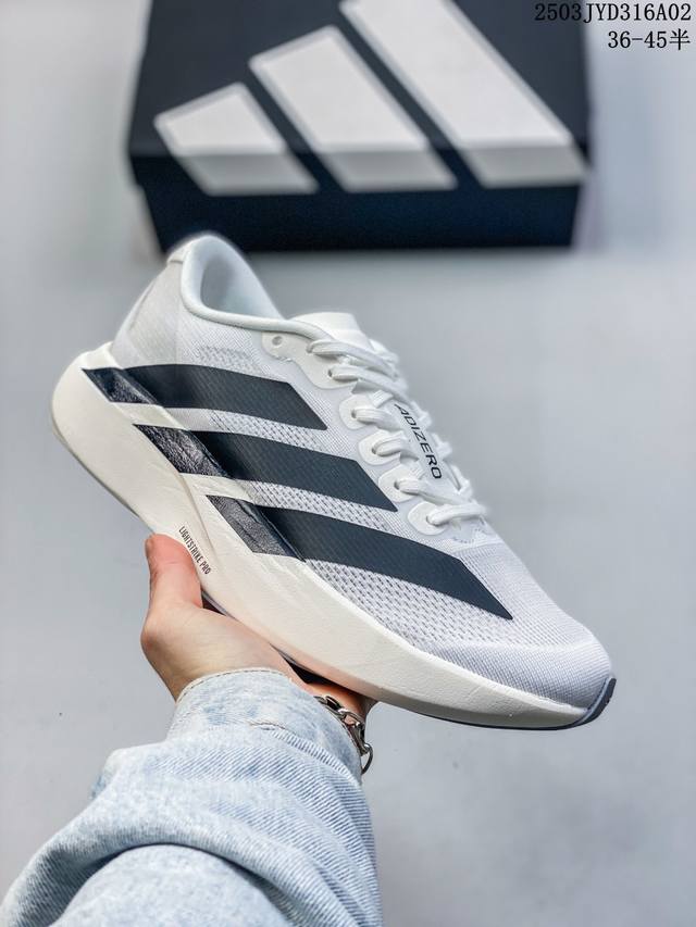 200 新款Adizero Adios Evo Sl马拉松专业跑步鞋Pro 3碳板男女运动鞋 尺码：36-45半 编码：03Jyd316A02