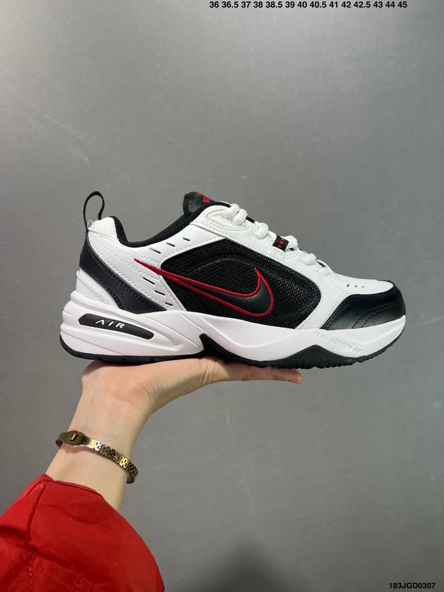 160 公司级Nike Air Monarch 皮革 日常百搭 減震防滑 低帮生活休闲鞋 货号:415445 102 尺码:36 36.5 37.5 38 38