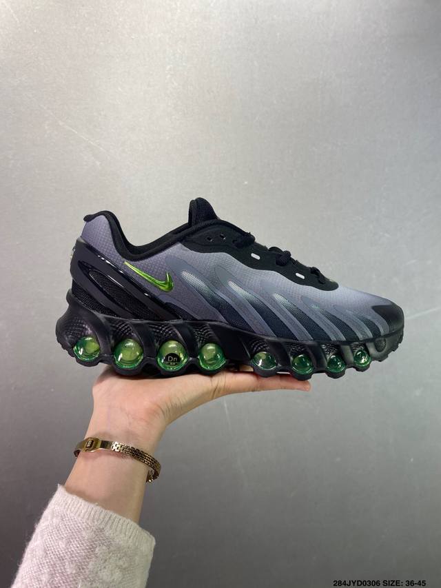 200 公司级Nike Air Max Dn8 全掌科技气垫 缓震运动跑鞋 Dn8的核心亮点在于其八腔气垫结构 根据不同部位设定的气压值专为行走设计 提供卓越
