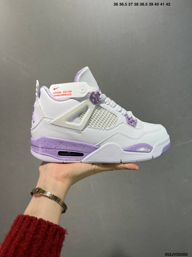 220 公司级Aj4 Air Jordan 4 Retro ” Infrared “ Aj4乔4 男子文化篮球鞋 大厂出品 主力合作工厂 全新模具开发 纯正4代