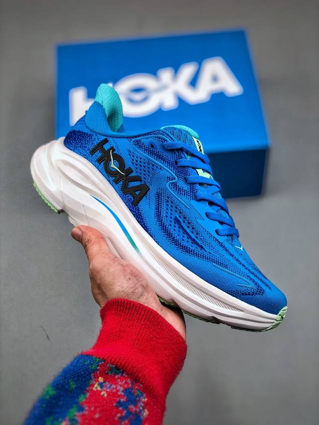 200 Hoka W Clifton 10 超轻厚底轻量跑步鞋市售最高品质 原版开发 正确后跟细节 区别市面通货版本 1162040/Mnb 尺码：36-47