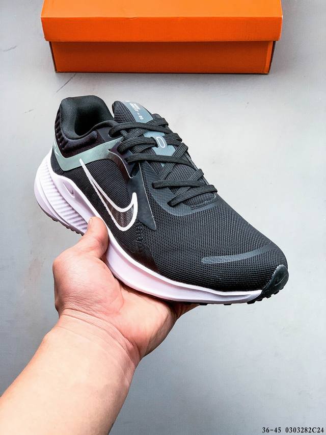 170 Nike/耐克 Quest 5 减震跑步鞋轻便网面透气低帮运动鞋 0303282C24