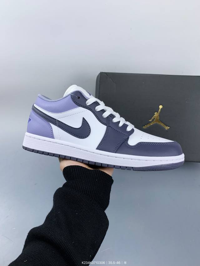：160 耐克Nike Air Jordan 1 Low Aj1乔丹一代低帮经典复古文化休闲运动篮球鞋 Size：如图 编码：K234K0710306