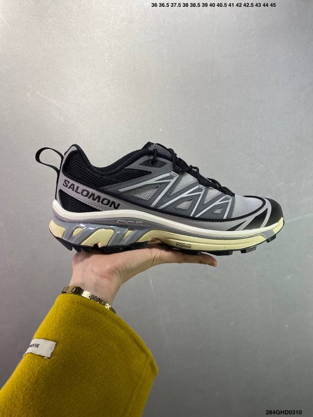 300 公司级Salomon Xa Pro Xt-6 Ft萨洛蒙户外越野跑鞋 鞋面采用Sensifit贴合技术 全方位贴合包裹脚型 鞋跟部鞋底牵引设计 提供强大