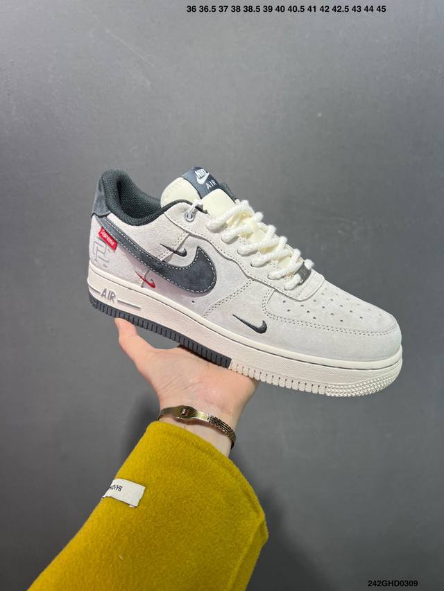 290 公司级Nike Air Force 1 ‘07 Low 空军一号 低帮 运动鞋 休闲鞋 折边针车 工艺难度大 原楦头原纸板 原装鞋盒 定制五金配件 内置
