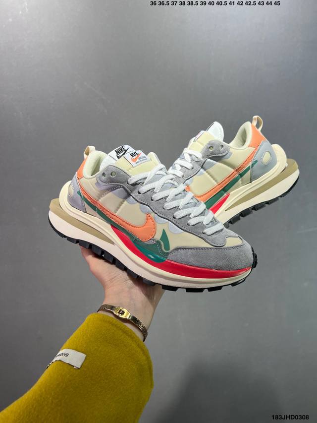 170 Sacai X Nk Vaporwaffle 联名款华夫3.0潮流休闲增高运动鞋 黑生胶配色 Dd1875-001 毫无疑问圈内最强 高端零售首选 真正