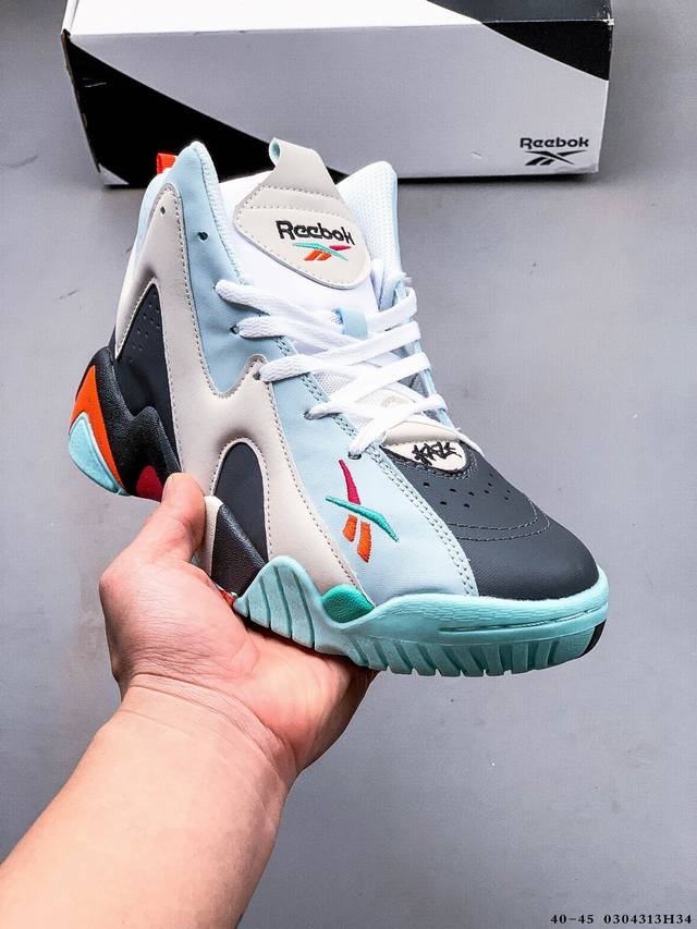 230 公司级！Reebok锐步Kamikaze Ii雨人坎普火山复古篮球鞋 0304313H34