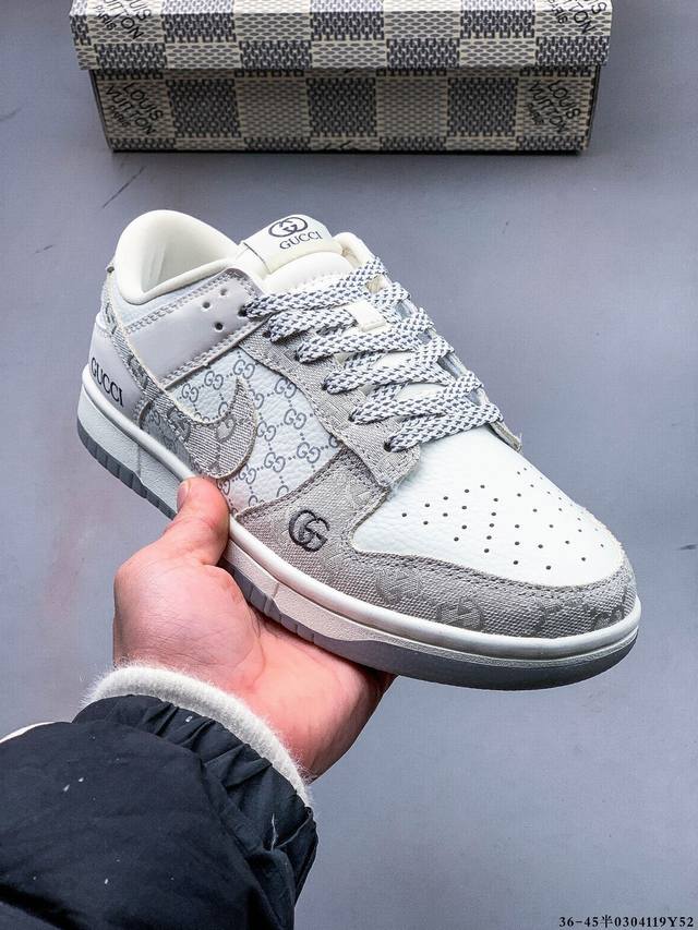350 Nike Dunk Sb Low耐克 低帮滑板鞋 纯原生产线！头层带芯片！打造市面Dunk Sb系列标杆！ 全套原厂纸板，原楦头，唯一越南进口贝利皮！一