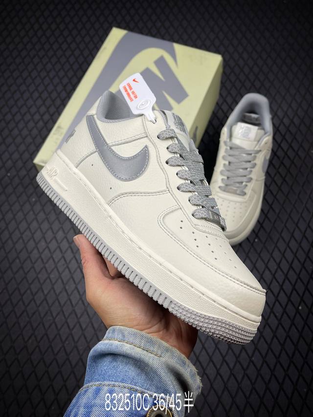 270 C支持放店 公司级 Nike Air Force 1 Low’07 空军一号低帮休闲板鞋 定制皮料 原楦原纸板 纯正空军版型 内置全掌气垫 货号：Un6