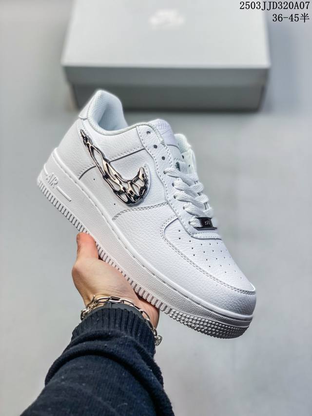 140 公司级 Af1耐克 Nike Air Force 1 ‘07 Low 空军一号 厚底增高百搭运动板鞋 原楦头原纸板 打造纯正空军版型，专注外贸渠道 全掌