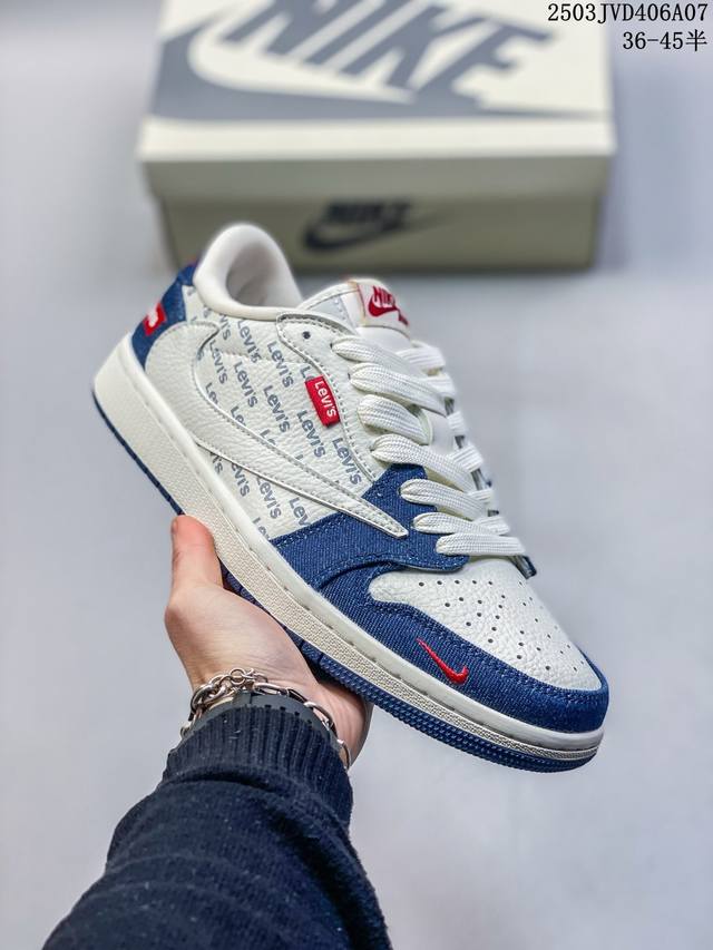 220 海外爆款限量发售！公司级 Travis Scott X Fragment Design X Jordan Air Jordan 1 Low Og Sp