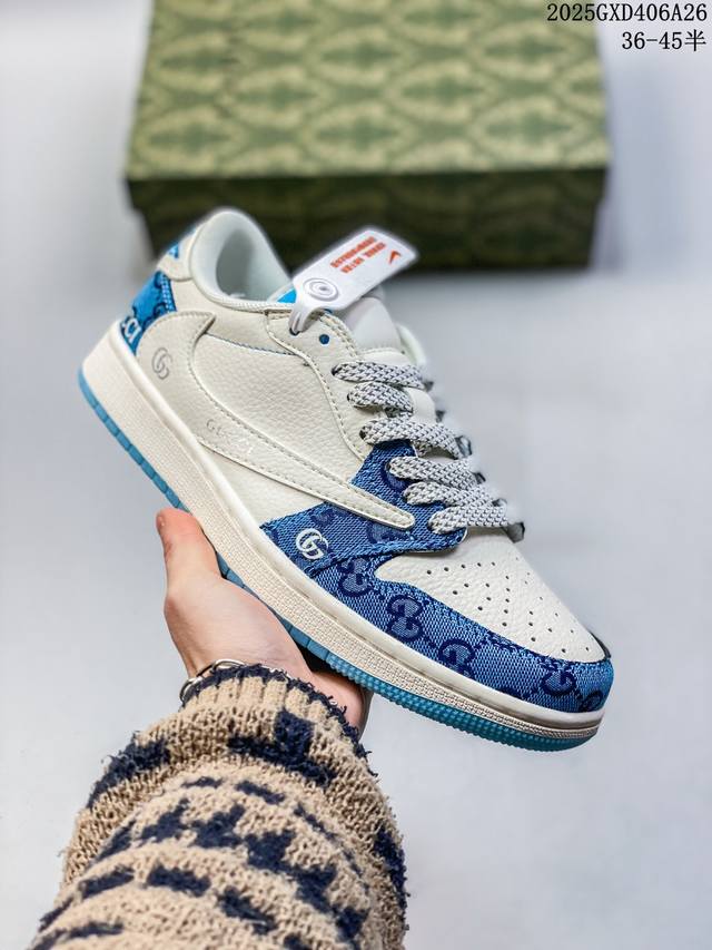 310 海外爆款限量发售！公司级 Travis Scott X Fragment Design X Jordan Air Jordan 1 Low Og Sp