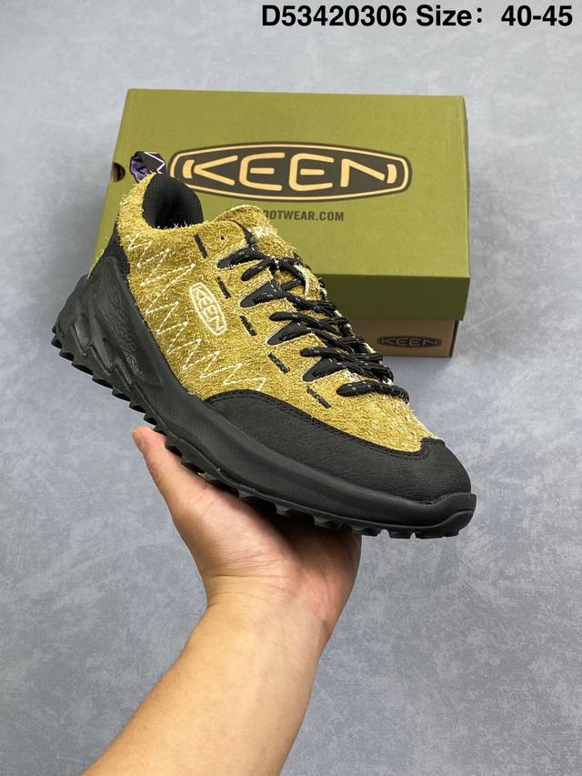 290 Gramicci X Keen Jasper Zionic 户外舒适 登山 防滑耐磨 低帮 徒步鞋 男款 黑棕 货号: 1029587 编码:D5342