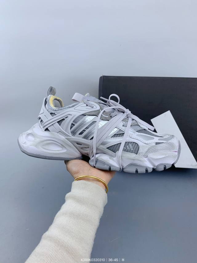 ：230 公司级Ad Vento Xlg Runner Deluxe 轻机甲赛博复古休闲运动老爹鞋 首发实拍 原楦纸板数据开发 铸造原味鞋型。耐磨防撕裂面料和R
