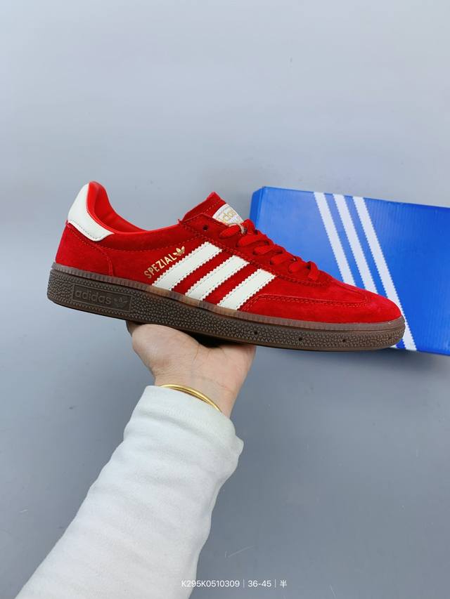 ：130 阿迪达/Adidas Originals Samba Vegan Og”Spd”桑巴舞系列绅士德训足球风百搭低帮休闲运动板鞋 Size：如图 编码：