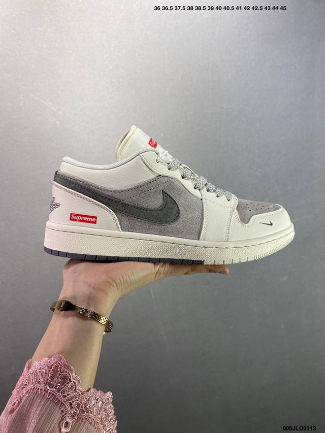 230 核心私 公司级Air Jordan Aj1 Low 低帮系列定制配色Sj9950-012 原厂内置气垫魔块 A模大底 头层小牛皮 鞋舌Aj原厂专用牛津