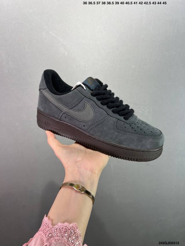 260 公司级Nk Air Force 1′07 Low 空军一号低帮百搭休闲运动板鞋 Cu1836-962 柔软、弹性十足的缓震性能和出色的中底设计 横跨复古