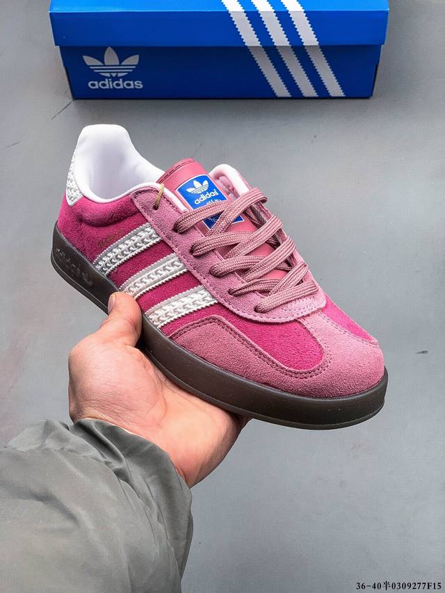 集图 110 真标半码！阿迪达斯Adidas Gazelle 低帮复古百搭休闲运动板鞋 0309277F15