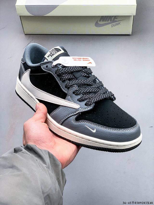 230 公司级头层！耐克Nike Air Jordan 1 Low Aj1乔1 倒勾低帮潮流缓运动休闲板鞋。Aj1 低帮拼接 完美版型真头层牛皮# 内置缓震气垫