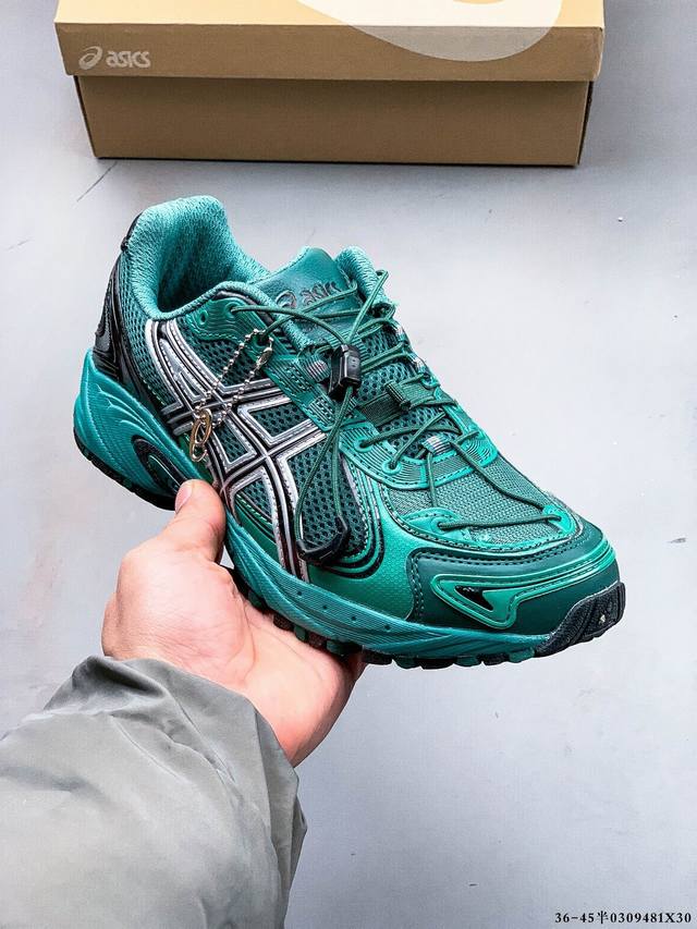 210 Asics Gel-Kahana Tr V4 耐磨透气低帮休闲鞋 户外机能元素 绑带沿用系列经典绑带设计 演绎现代潮流机能属性 结合潮流线条轮廓凸显浓郁