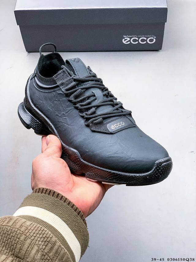 260 公司级！Ecco Men's Classic Lisbon Lace 爱步 街头趣闯系列系带休闲鞋 代工原单品质#轻盈发泡橡胶鞋底#欧索莱吸汗去臭脚垫