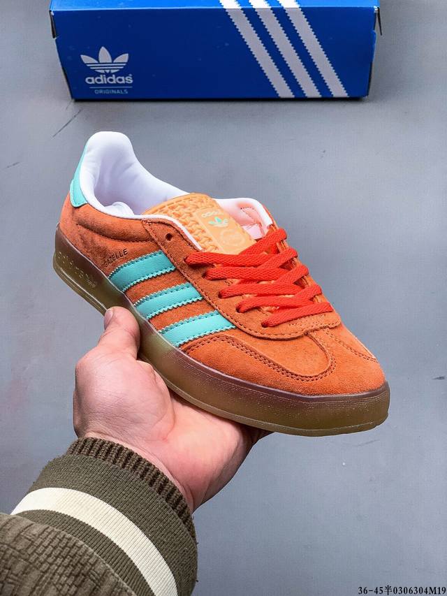 140 真标半码！阿迪达斯Adidas Gazelle 低帮复古百搭休闲运动板鞋 0306304M19