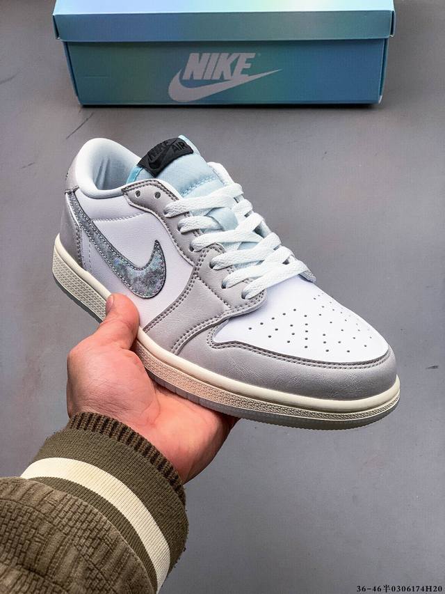 140 真标半码！耐克Nike Air Jordan Low 1 乔1低帮经典休闲板鞋 0306174H20