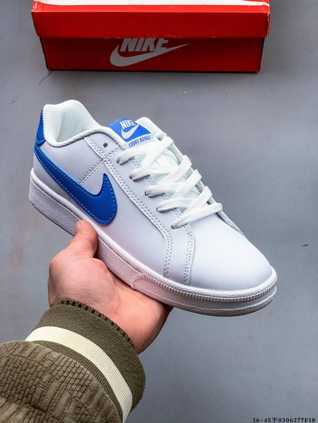 集图 130 真标半码！耐克 Nike Court Royale Ac 低帮百搭休闲板鞋 0306277F18
