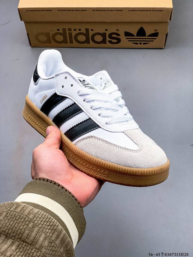 集图 140 阿迪达斯Adidas Samba Xlg 厚底低帮复古板鞋 0307313H20