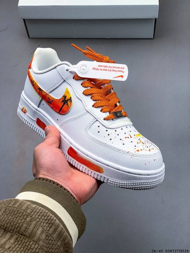 200 公司级！耐克Nike Air Force 1 Low 空军一号低帮经典百搭休闲板鞋 0307275D28