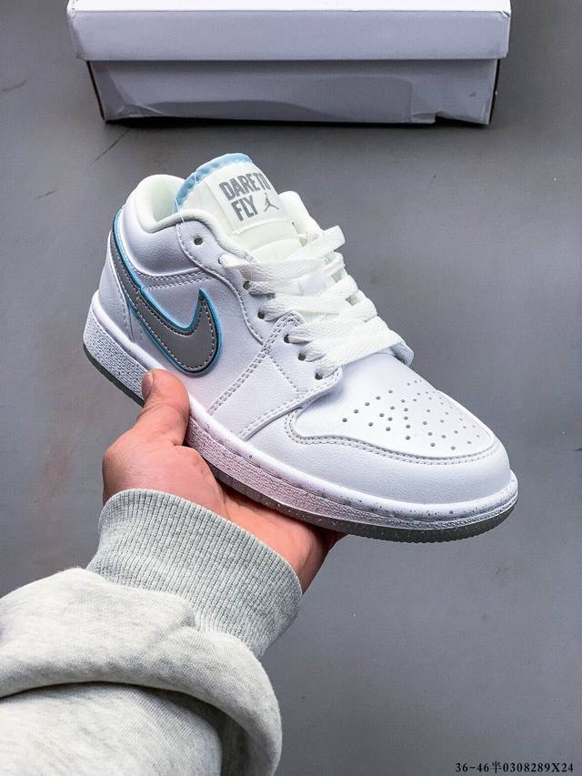 170 真标半码！耐克Nike Air Jordan Low 1 乔1低帮经典休闲板鞋 0308289X24