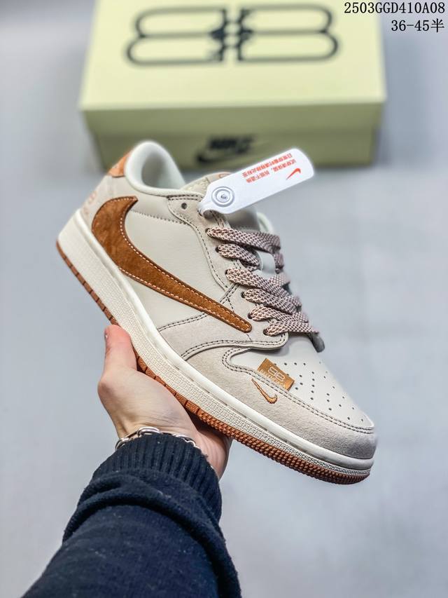290 公司级带半码！ 乔丹Air Jordan 1 Low Aj1 Wh 乔1 北面联名 低帮复古文化休闲运动篮球鞋。凭借出色的性能和吸睛的外观， Air J