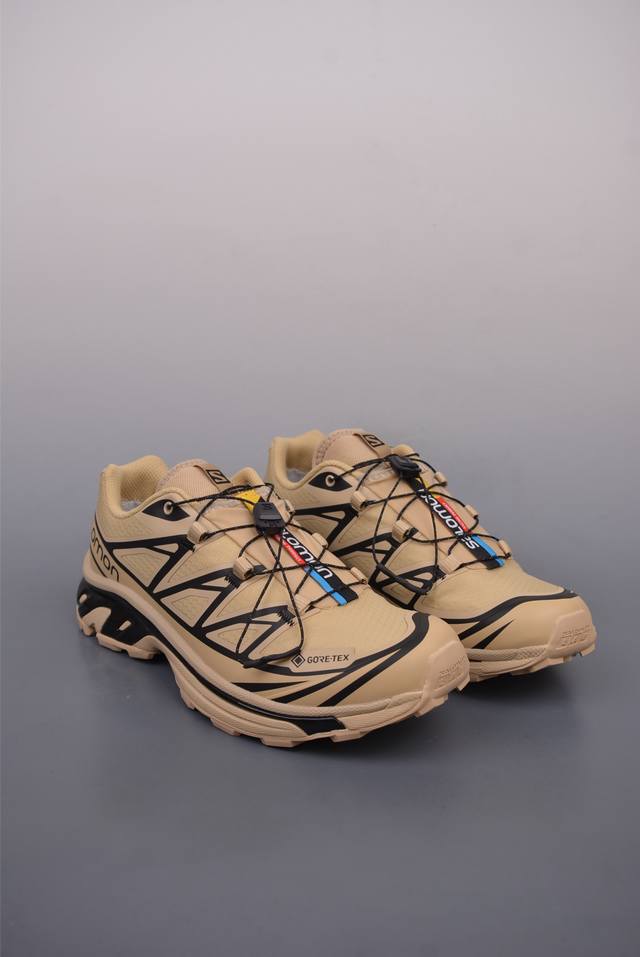 360 Salomon萨洛蒙 Xt-6 户外运动训练鞋 实拍首发 以独特的灵感和视角 将专业运动鞋款注入了时尚元素 此次灵感来源于高海拔的放牧民族 皮革材质和