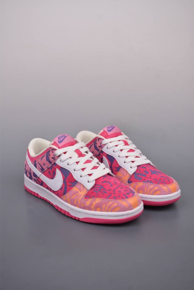 390 Nike Sb Dunk Low 粉色印花 纯原大厂出品 极力推荐 原装头层材料 独家版型蒸餾加工 帶來的是更好的视觉和脚感体验 大厂纯原品质出货 清