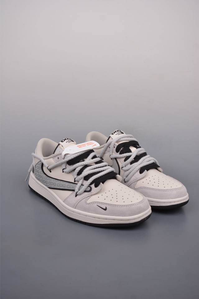 390 Fragment X Ts X Air Jordan 1 Low X 北面 解构绑带 三方联名倒钩低帮 纯原大厂出品 唯一可媲美原版 同价位区间无对手