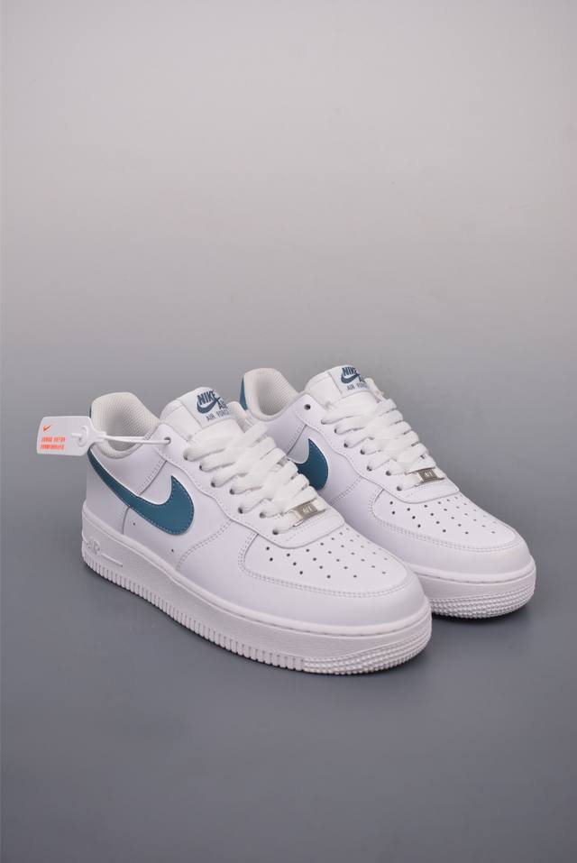 260 Nike Air Force 1 Low 白绿 原楦头原纸板 打造纯正空军版型 专注外贸渠道 全掌内置蜂窝气垫 原盒配件 原厂中底钢印、拉帮完美 官方