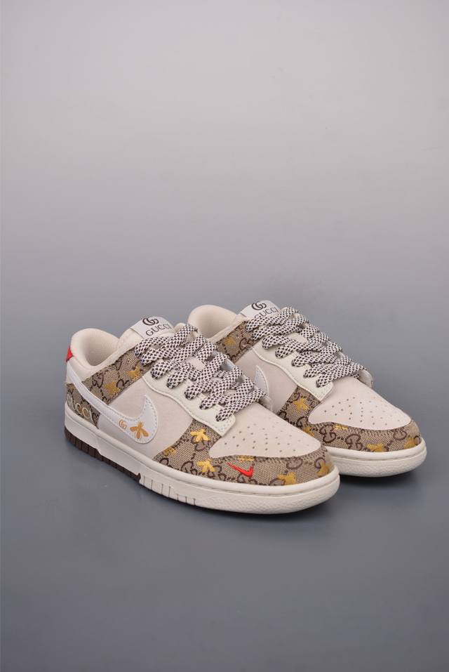 390 Nike Sb Dunk Low Gucci联名 纯原大厂出品 极力推荐 原装头层材料 独家版型蒸餾加工 帶來的是更好的视觉和脚感体验 大厂纯原品质出