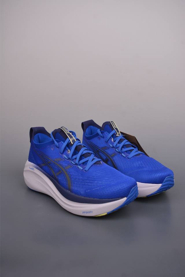 260 Gel Nimbus 27代 专业跑鞋 Asics 日本田径队奥运系列 此种置于中底内部的自适应发泡材料 可在每一次冲击后帮助足弓重新定位 强化迈步时