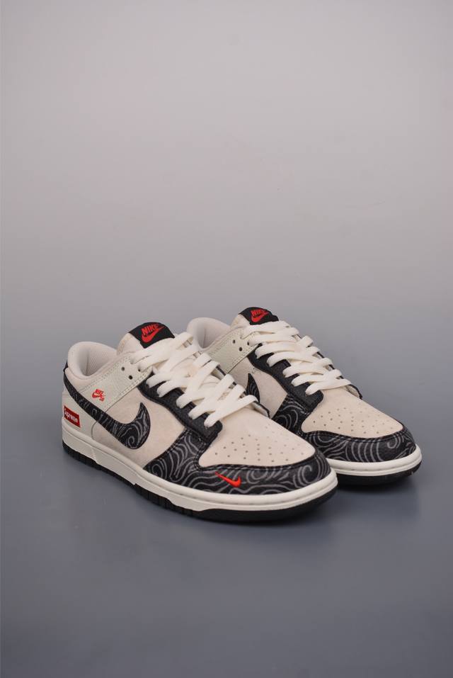 390 Nike Sb Dunk Low Supreme联名 解构抽绳鞋带 纯原大厂出品 极力推荐 原装头层材料 独家版型蒸餾加工 帶來的是更好的视觉和脚感体