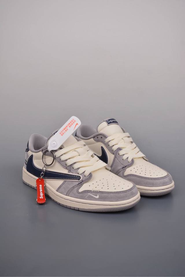 390 Fragment X Travis Scott X Supreme Air Jordan 1 Low 三方联名倒钩 性价比原盒出货 全新的三方联名低帮