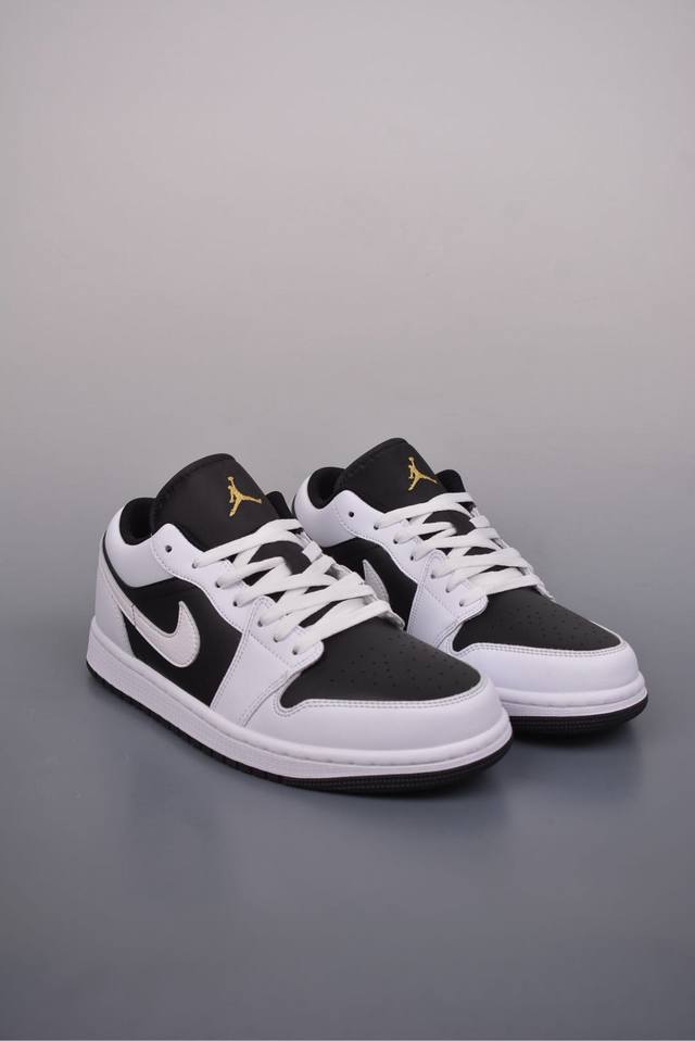 260 Air Jordan 1 Low 反转黑白熊猫 Aj1乔1低帮休闲板鞋 同步官方配色 市场唯一独家头层皮打造 原鞋原档案开发 原厂皮料 原档冲孔鞋头