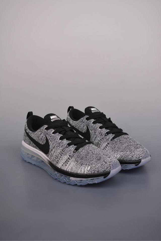 310 Nike Flyknit Air Max 飞线针织全掌气垫慢跑鞋 纯原出品 糅合具有柔韧性的Max Air气垫 配以一体式 Flyknit 针织鞋面