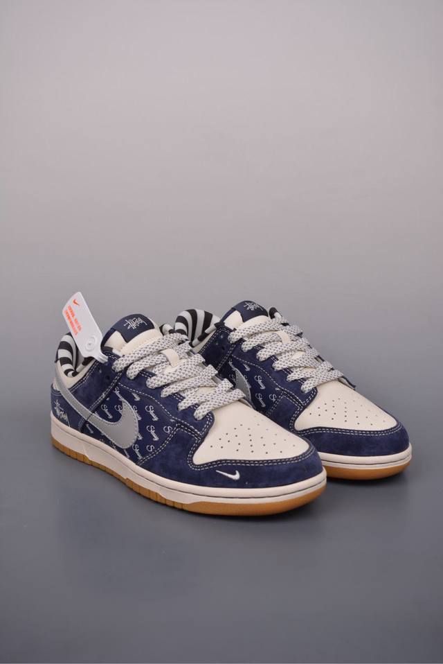360 Nike Sb Dunk Low 斯图西联名 解构抽绳鞋带 纯原大厂出品 极力推荐 原装头层材料 独家版型蒸餾加工 帶來的是更好的视觉和脚感体验 大厂