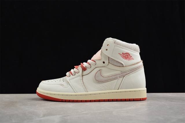 350 Air Jordan 1 High Og "Rare Air Cinnabar" Aj1 乔1朱砂红 高帮篮球鞋 Db4612-100 #鞋面采用优质皮