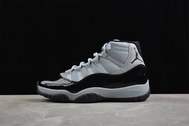 490 Air Jordan 11 Retro " Cool Grey " Aj11乔11 黑灰 Ct8012-005 原楦原档案数据开模打造 原厂中底拉帮钢印