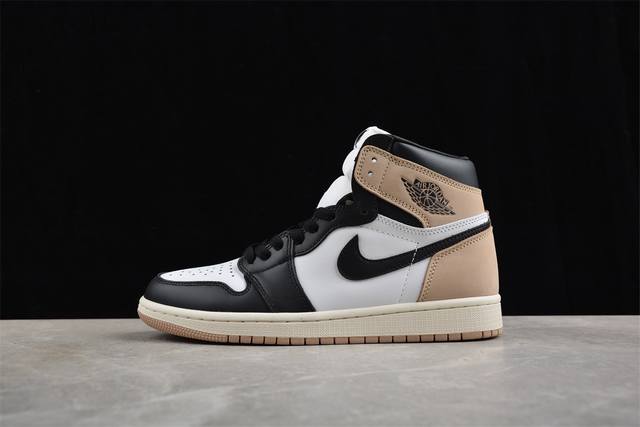 360 Air Jordan 1 High Og "Latte" Aj1 乔1拿铁咖啡 小清新色 高帮篮球鞋 Fd2596-021 #采用黑色、传奇中棕色、白色