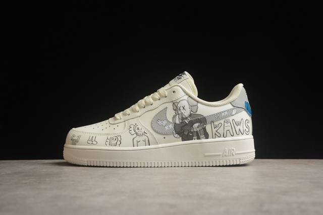 340 Kaws X Nk Air Force 1'07 Low 小熊联名配色 空军一号低帮休闲板鞋 Cw2288-999 打造纯正空军版型#专注外贸渠道 全掌